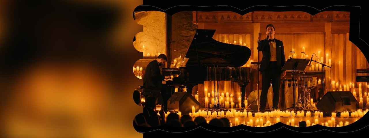 Açıq Havada Retro Axşamı. Şam işığında konsert. Candlelight