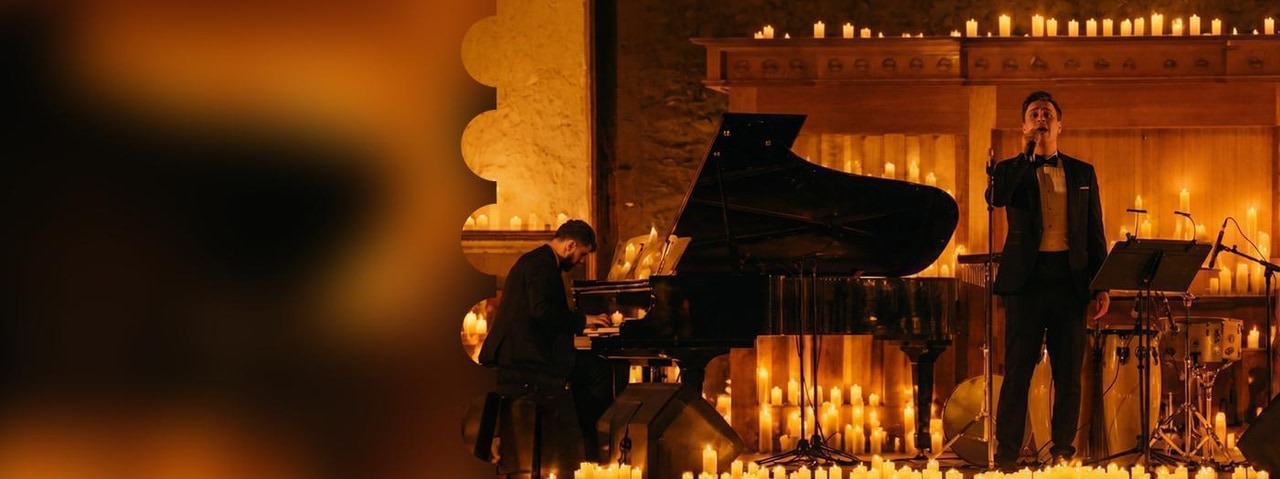 Açıq Havada Retro Axşamı. Şam işığında konsert. Candlelight