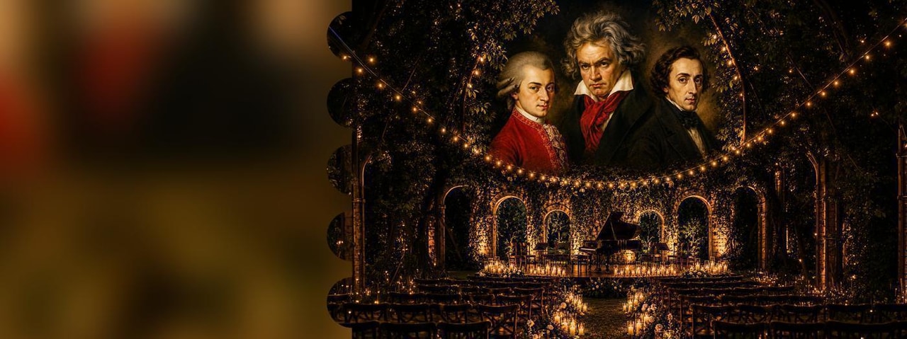 Şamların Əhatəsində Açıq Havada Motsart, Bethoven və Şopen Klassik Musiqi Axşamı