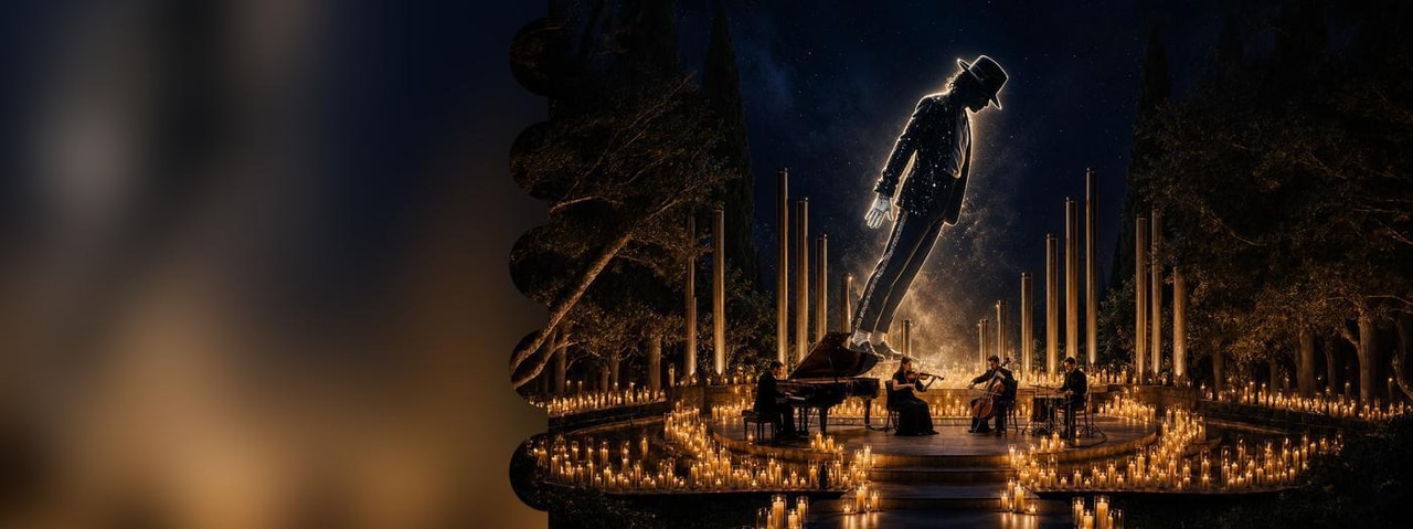 Şamlar Əhatəsində Michael Jackson axşamı