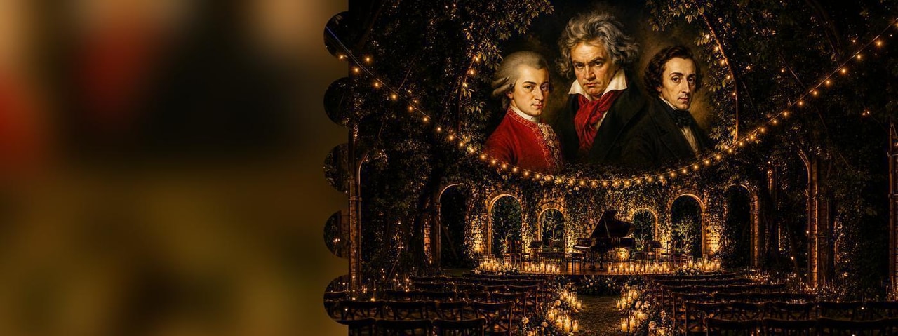 Şamların Əhatəsində Açıq Havada Motsart, Bethoven və Şopen Klassik Musiqi Axşamı