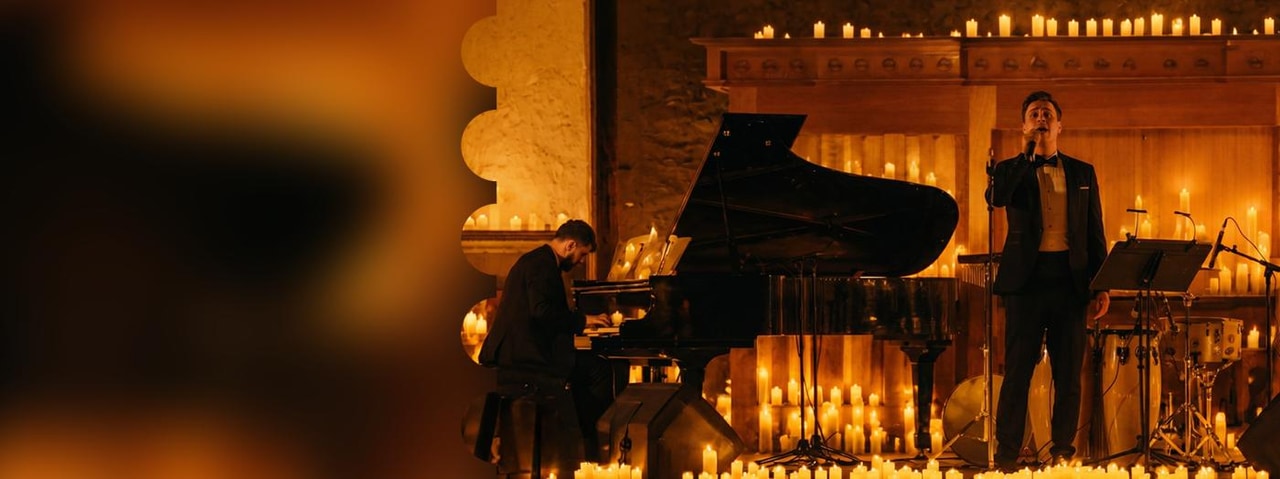 Açıq Havada Retro Axşamı. Şam işığında konsert. Candlelight