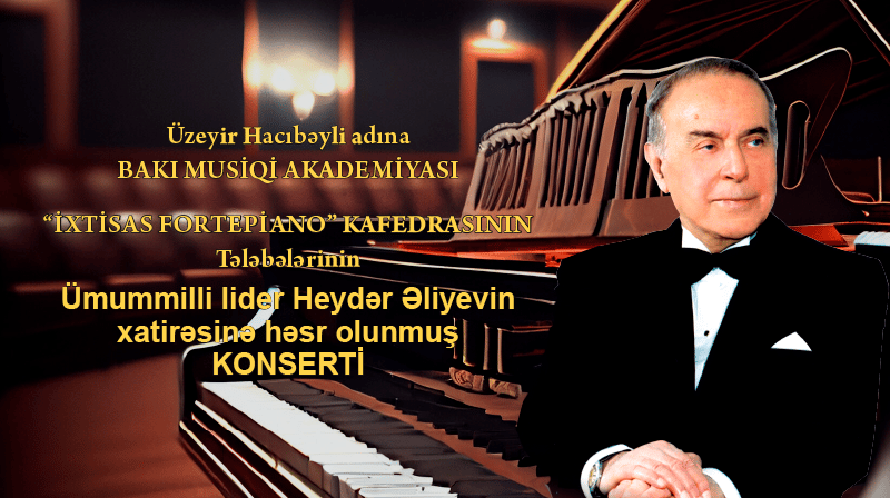 İxtisas fortepiano kafedrasının tələbələrinin konserti