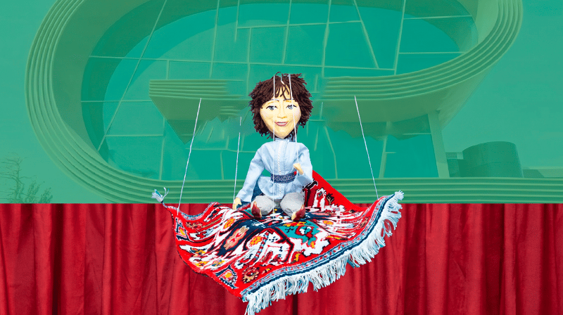 Uchan Khalcha (Flying Carpet) Marionette Puppet Theatre Performance