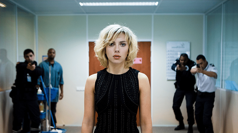 "Lucy" filminin nümayişi