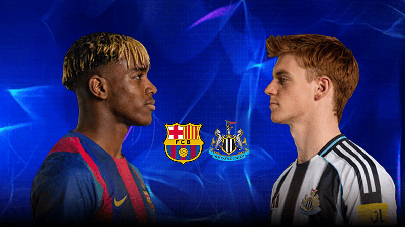 Football broadcast / Barcelona  vs Newcastle
