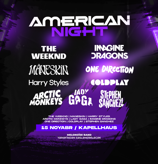 AMERICAN NIGHT gəlir!