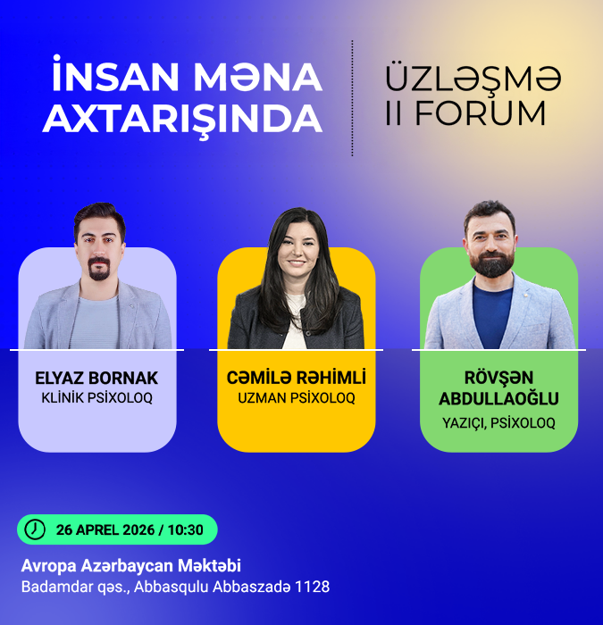 Üzləşmə - II Forum İnsan məna axtarışında