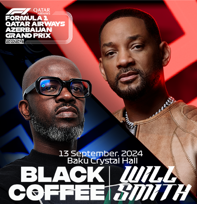 #AzerbaijanGP Concert: Will Smith & Black Coffee