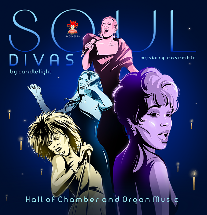 Соул-дивы: Тина Тёрнер, Уитни Хьюстон, Селин Дион, Адель. Mystery Ensemble. Концерт при свечах