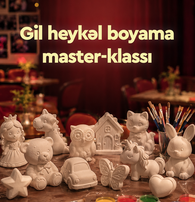 Clay sculpture painting мастер class