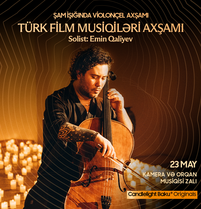 Turkish Film Music Evening. Candlelight concert. Candlelight Baku.