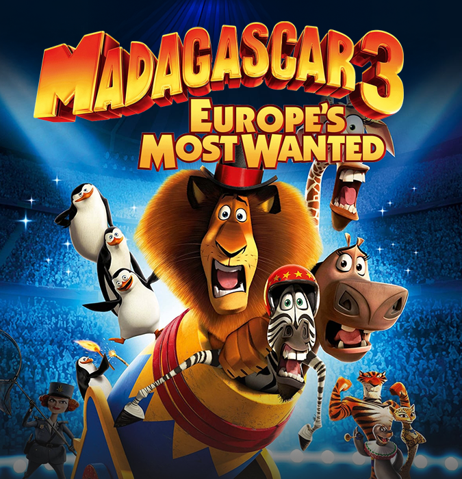 The Screening of the Animated Film "Madagascar 3"