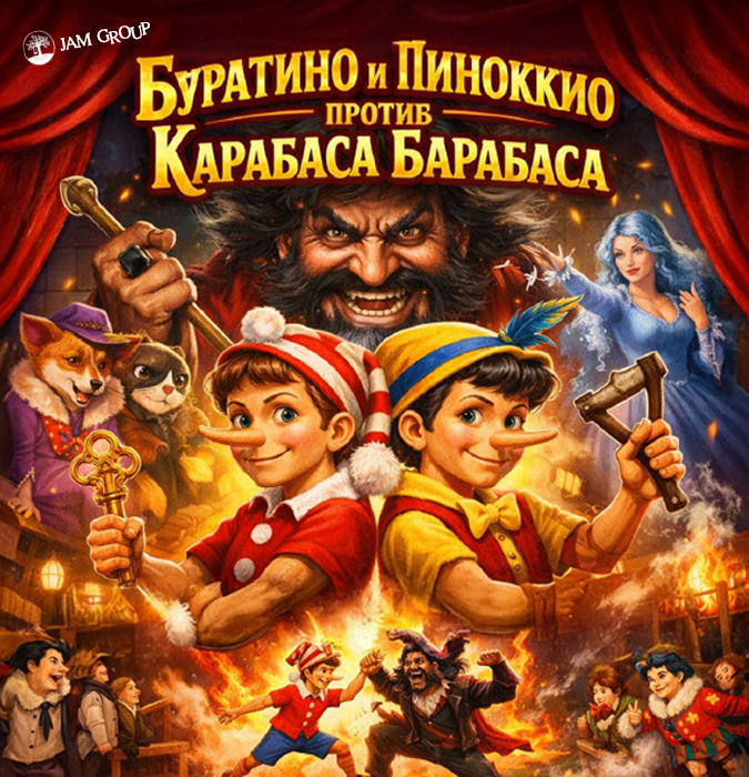 Buratino və Pinokkio Karabas-Barabasa qarşı. Teatral Tamaşa