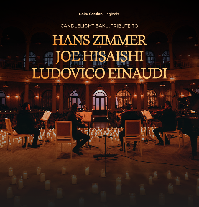 Candlelight: Hans Zimmer, Joe Hisaishi və Ludovico Einaudi-yə həsr olunmuş konsert