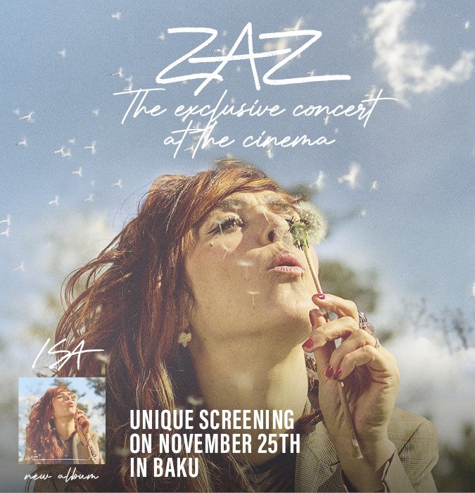 ZAZ: the exclusive concert at the cinema