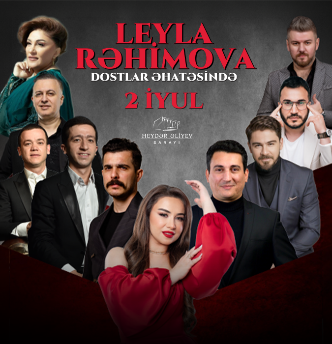 Leyla Rəhimova dostlar əhatəsində
