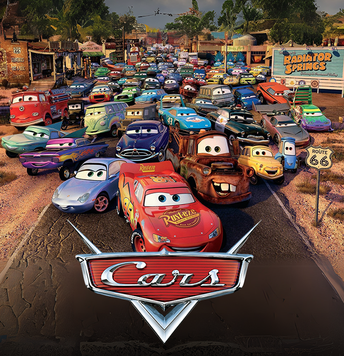 Показ мультфильма «Тачки 1»