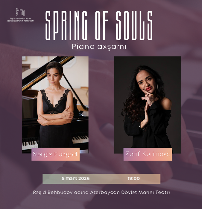 “Spring of Souls” – Piano axşamı