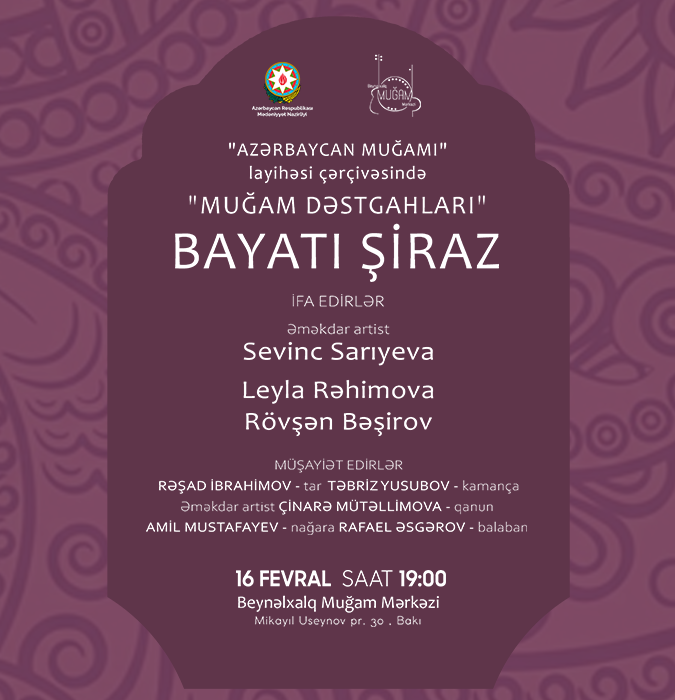 “Mugham Dastgahs” Bayati-Shiraz