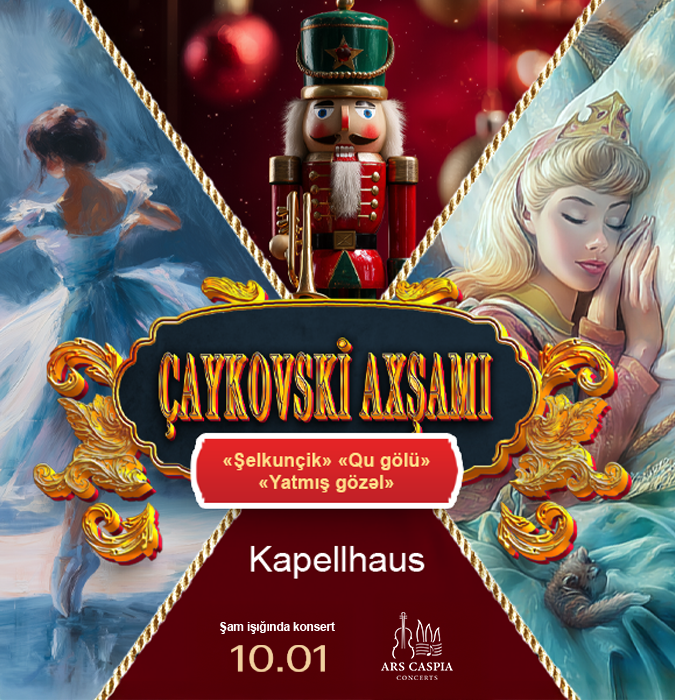 Tchaikovsky's Evening: The Nutcracker, Swan Lake, Sleeping Beauty. Candlelight concert. Ars Caspia Ensemble