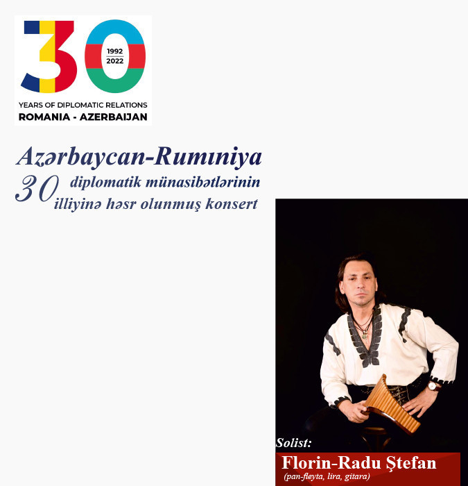 Azərbaycan- Rumıniya diplomatik münasibətlərinin 30 illiyinə həsr olunmuş konsert