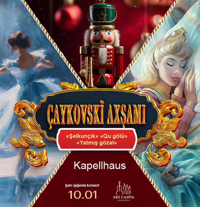 Tchaikovsky's Evening: The Nutcracker, Swan Lake, Sleeping Beauty. Candlelight concert. Ars Caspia Ensemble