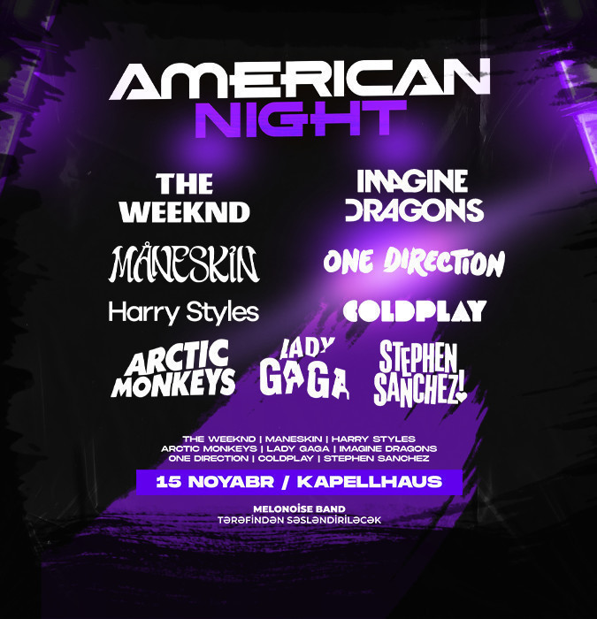 AMERICAN NIGHT gəlir!
