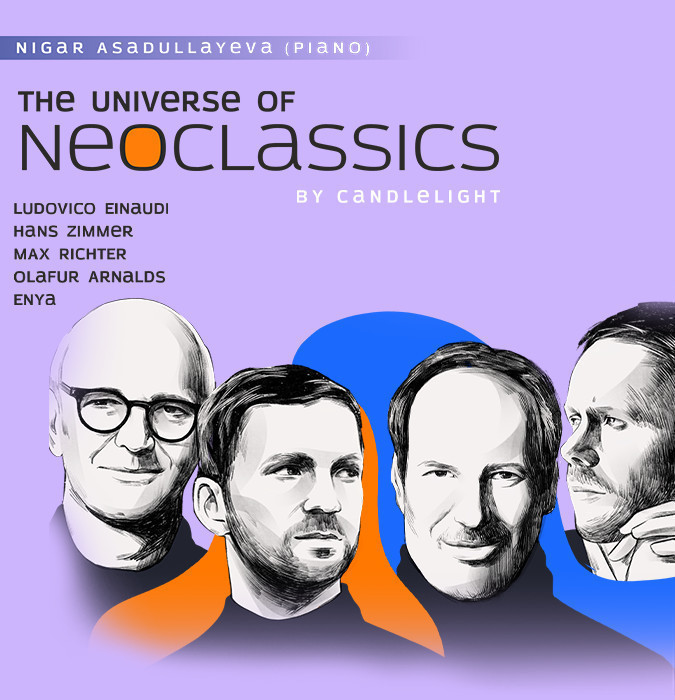The Universe of Neoclassics by Candlelight: Ludovico Einaudi, Hans Zimmer, Max Richter, Olafur Arnalds, Enya