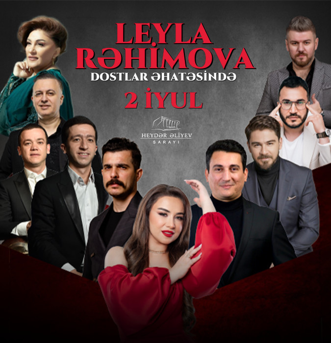 Leyla Rəhimova dostlar əhatəsində