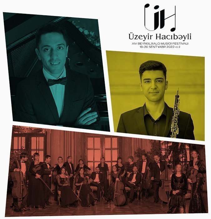 Ü.Hacıbəyli XIV BMF. Mendelson kamera orkestri. Solistlər:F.Həsənli, Ə.Pənah