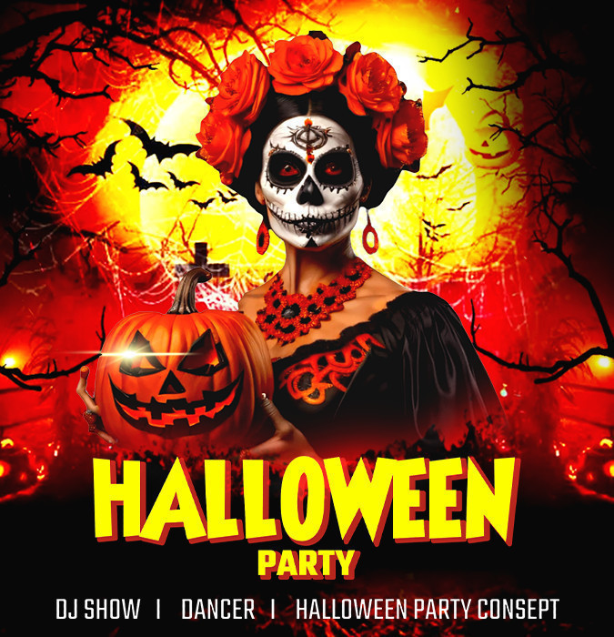 Halloween night party