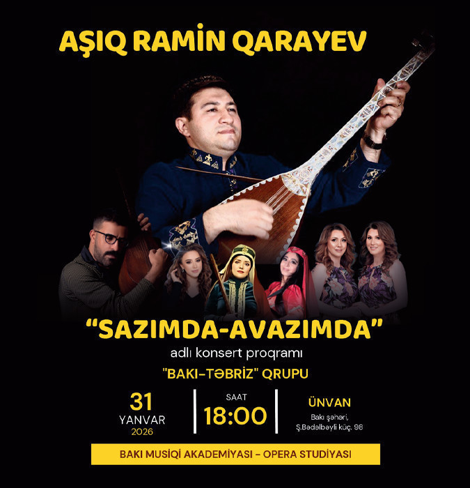 Aşıq Ramin Qarayevin "Sazımda - Avazımda" adlı solo konserti