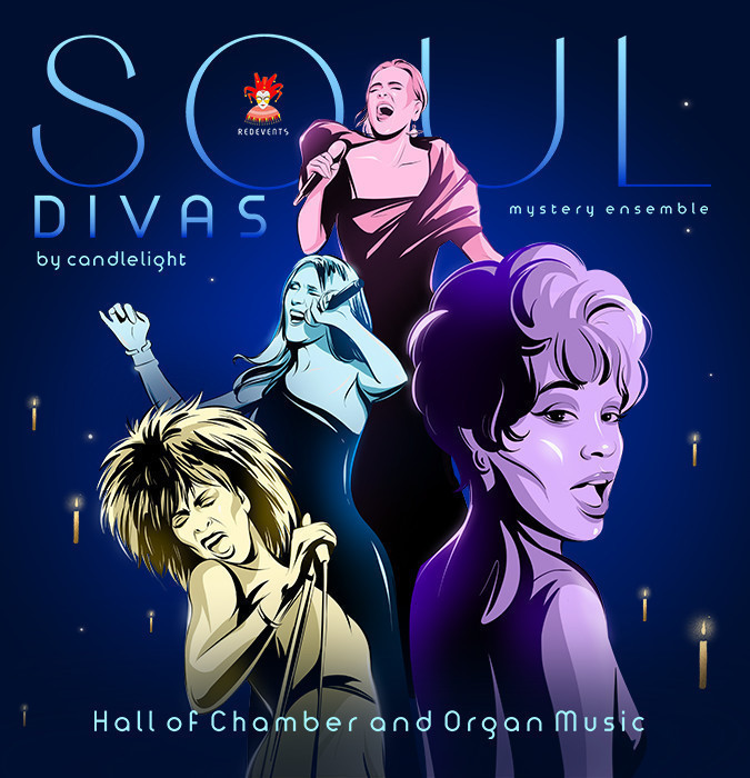 Соул-дивы: Тина Тёрнер, Уитни Хьюстон, Селин Дион, Адель. Mystery Ensemble. Концерт при свечах