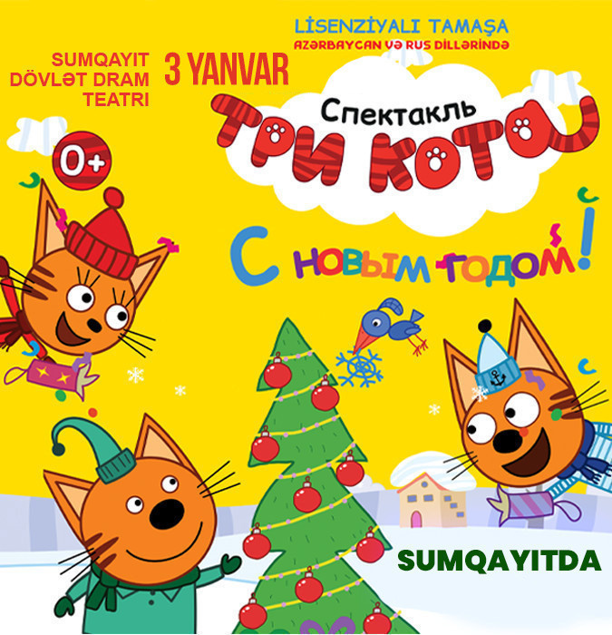 В Сумгаите - "Три кота: С Новым годом"