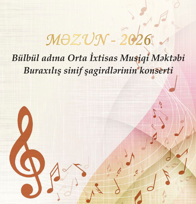 Concert of the graduating students of the Bülbül Specialized Secondary Music School