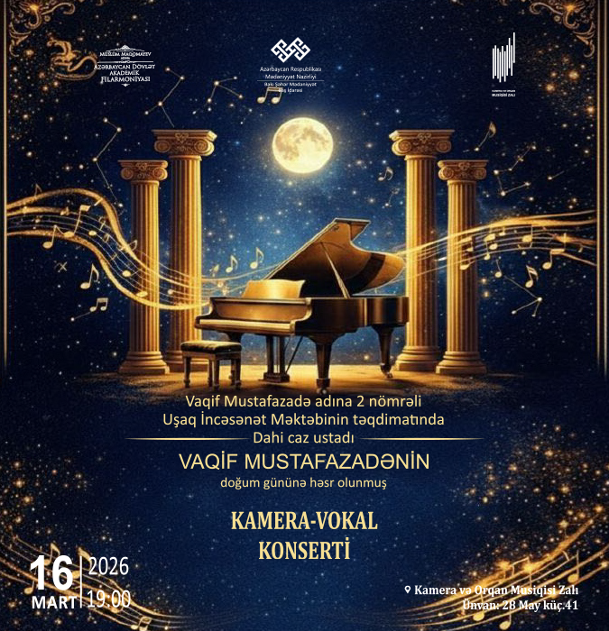 Chamber-Vocal Concert Dedicated to Vaqif Mustafazade’s Birthday
