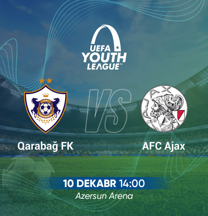 Qarabağ FK - AFC Ajax - UEFA Youth League