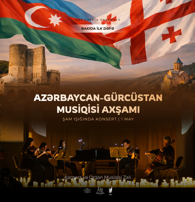 An evening of Azerbaijani-Georgian music. Candlelight concert. Ars Caspia Ensemble