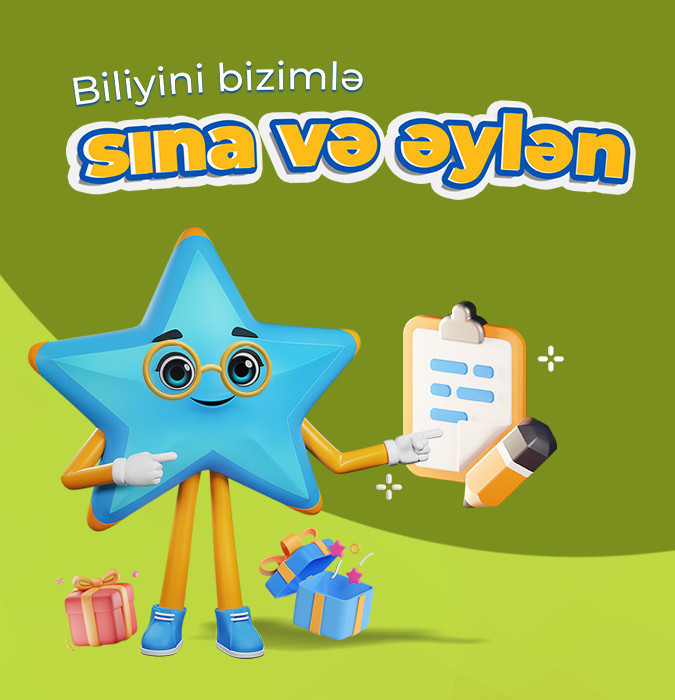 "Испытай свои знания с нами и весело проведи время" (Сумгаит)