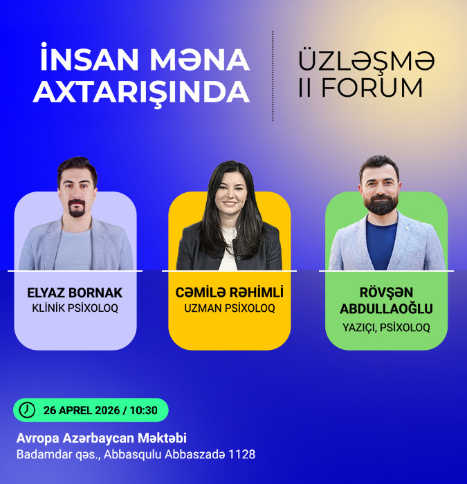 Üzləşmə - II Forum İnsan məna axtarışında