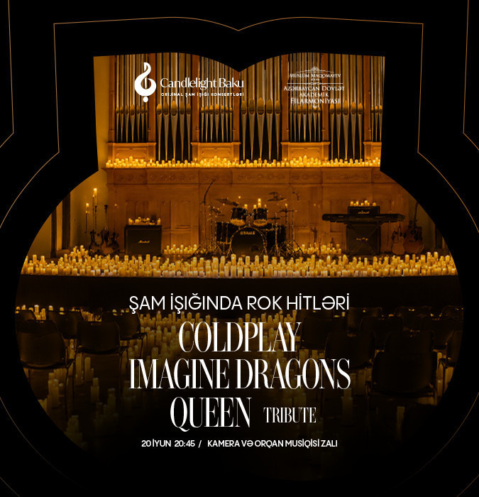 Queen, Coldplay, Imagine Dragons. Rok Hitləri Şam işığında konsert. Candlelight