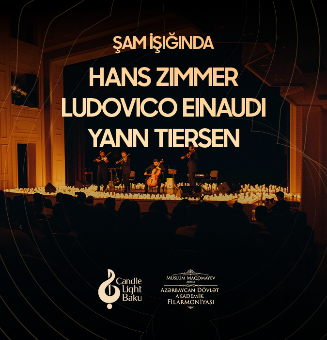 Вечер киномузыки Ханса Циммера, Людовико Эйнауди и Яна Тьерсена. Концерт при свечах. Candlelight Baku