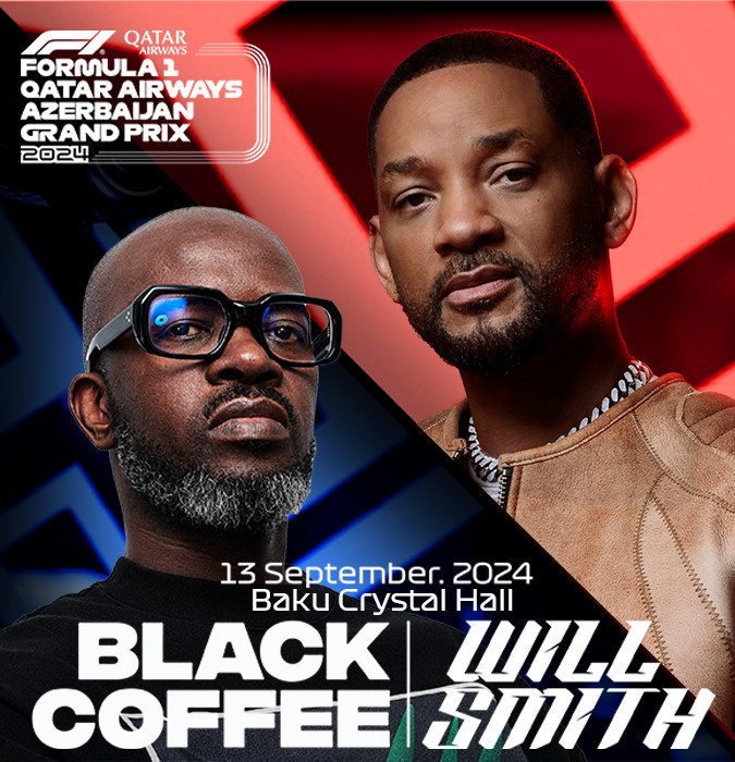 #AzerbaijanGP Concert: Will Smith & Black Coffee
