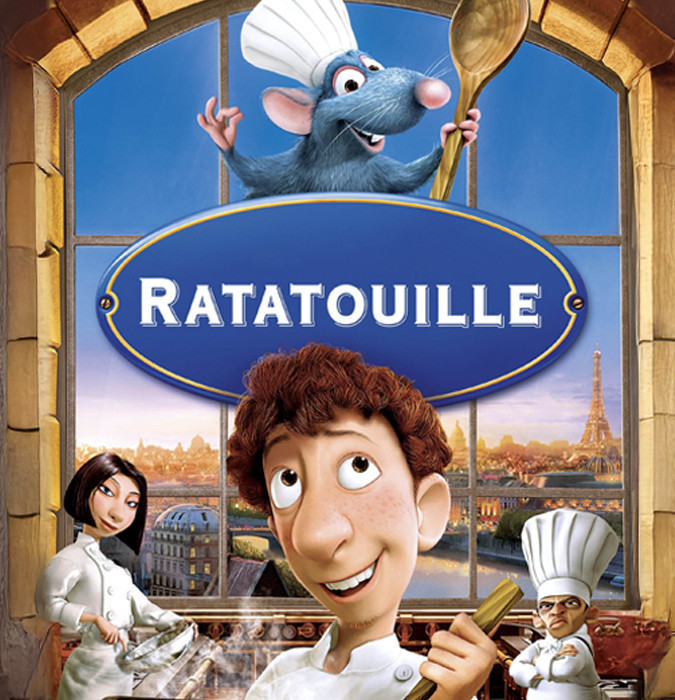 The Screening of the Animated Film "Ratatouille"