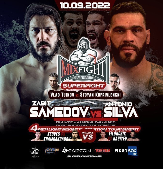 ZABIT SAMEDOV  vs ANTONIO SILVA