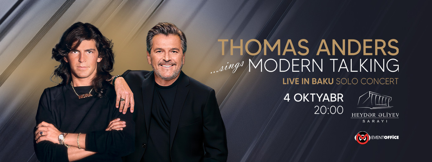 Thomas Anders sings MODERN TALKING