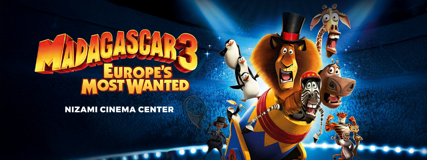 The Screening of the Animated Film "Madagascar 3"