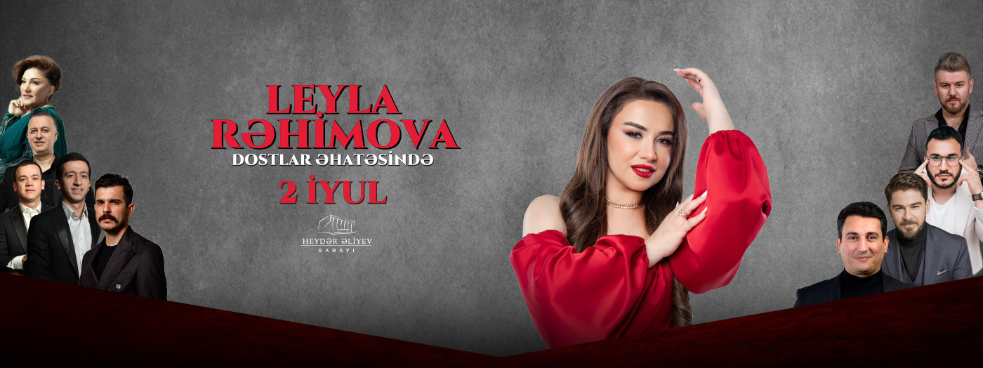 Leyla Rəhimova dostlar əhatəsində