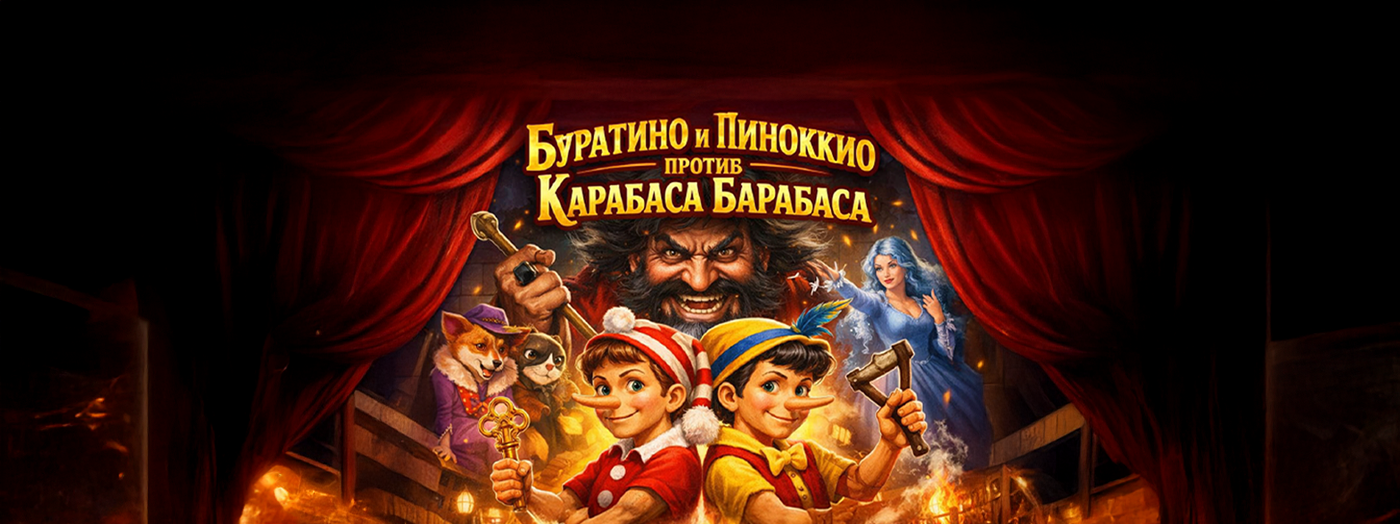 Buratino və Pinokkio Karabas-Barabasa qarşı. Teatral Tamaşa